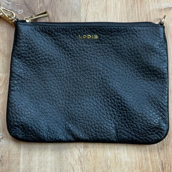 Lodis 100% Italian Leather Crossbody Convertible Purse - Picture 4 of 6